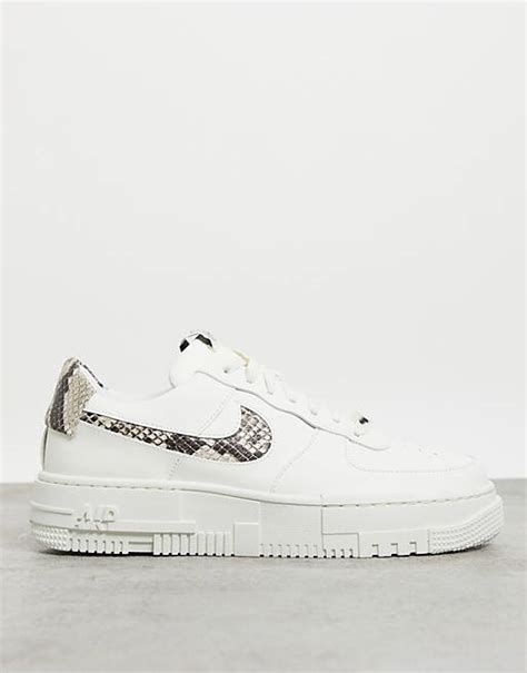 nike airforce herren weiß schlangenmuster|nike air force 1 sneaker.